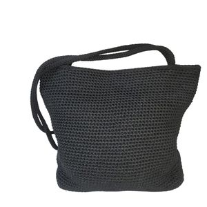 ⭐️The Saks Black Crocheted Handbag